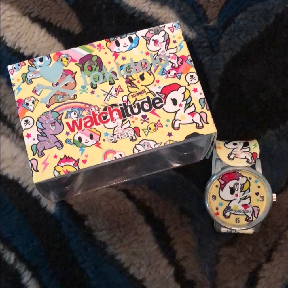 TOKIDOKI Limited Edition Unicorn Snap Watch